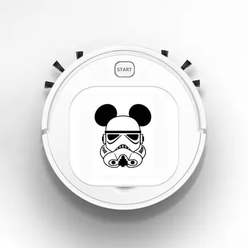 

Smart Robot Vacuum Cleaner Rechargeable USB Auto Sweeping Mop Clean Robot Sweeping Cleaner Star Wars Stormtrooper Mickey Ears