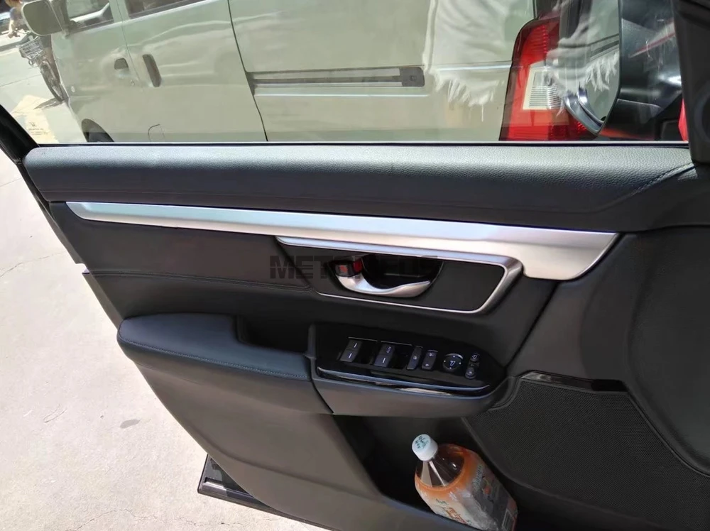 Для Honda CRV CR-V матовая внутренняя дверная полоса, накладка, декоративная наклейка, интерьерные аксессуары, автомобильный Стайлинг