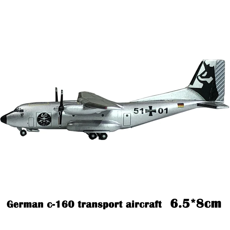 1:500 Германия Luftwaffe транспорт C-160 средний тактический транспорт Самолет Металлическая модель самолет коллекция подарок на день рождения - Цвет: C-160C-130H