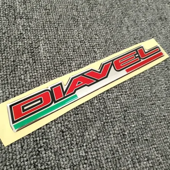 

For Ducati Diavel 1260S 1260 S 3D logo side panel sticker Tank Pad Fuel Protector Fairing Emblem Motorcycle Sticker