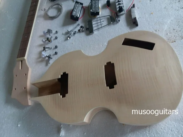 NEW DIY Electric Bass Guitar Kit Violin Bass Build Your Own