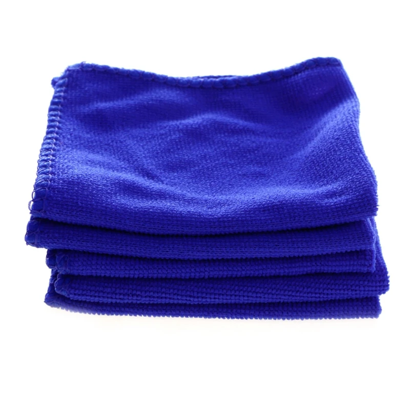 

New Hot 5 Pcs Lot Microfiber Car Cleaning Towel Cloth Kitchen Washing Polish Set Drop Shipping Support