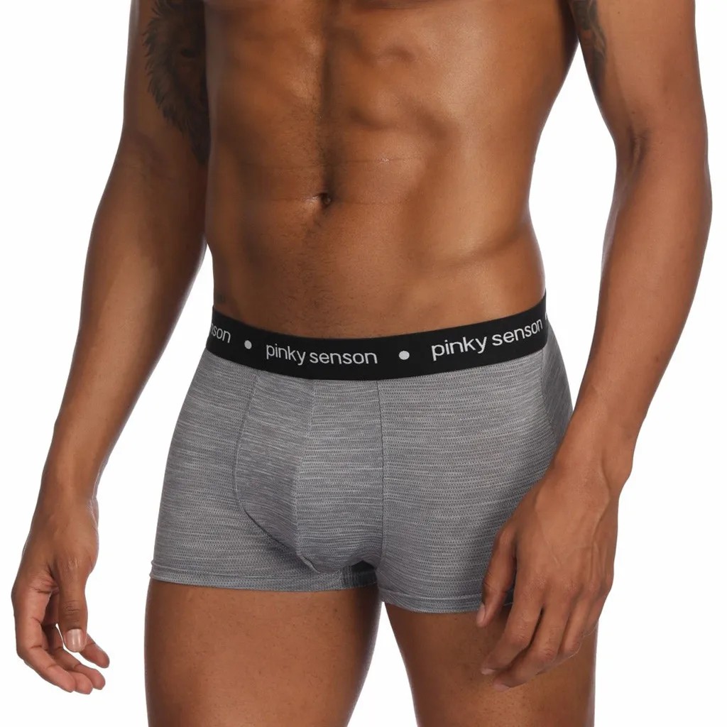 

Men's Sexy Underwear Boxer Boxershorts Trunks Comfortable Brand underpants Sports Soft Shorts panties Bulge Pouch cueca masculin