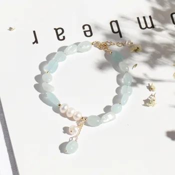 

Bracelets Women's INS Non-mainstream Design Freshwater Pearls Best Friend Korean-style Simple Jewelry Bracelet