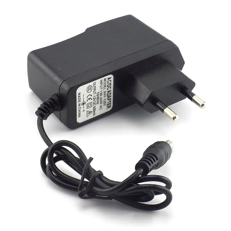 12V 0.5A 500mA US EU Plug преобразователь переменного тока в постоянный, Мощность адаптер питания Зарядное устройство зарядный адаптер 5,5 мм X 2,5 мм 100-240V для Светодиодные ленты светильник K09