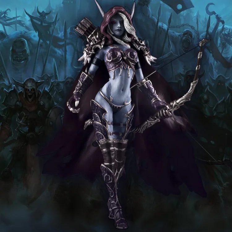 World Of Warcraft мертвых queen 7 дюймов Hill Vanasse Sylvanas Windrunner конкурентоспособной продукции