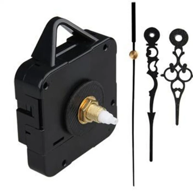 1Set Silent Clock Colorful Hands Quartz Wall Clock Mechanism Movement Repair Replacement Parts Clockwork Clock Parts 