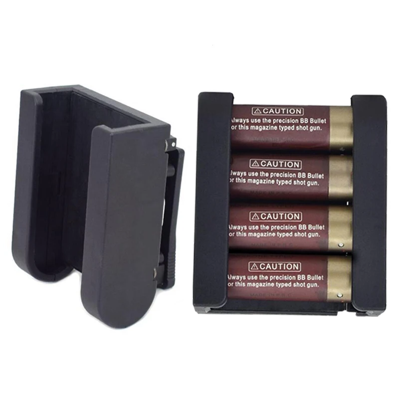 

Tactical 12 Gauge Shotgun Cartridges Clip 12-Gauge Waist Belt Clip Shothell Mag Pouch Holder Airsoft XM1014 M870
