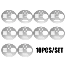 10 шт. из нержавеющей стали пчелиное гнездо Вентиляционное пчелиный улей Nuc коробка входные ворота гнездо входной диск для контроля доступа к входу