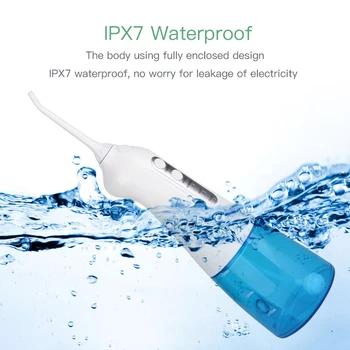 

3 Modes Portable Oral Irrigator D ental Water Flosser USB Rechargeable 300ml Water Floss Tooth Pick