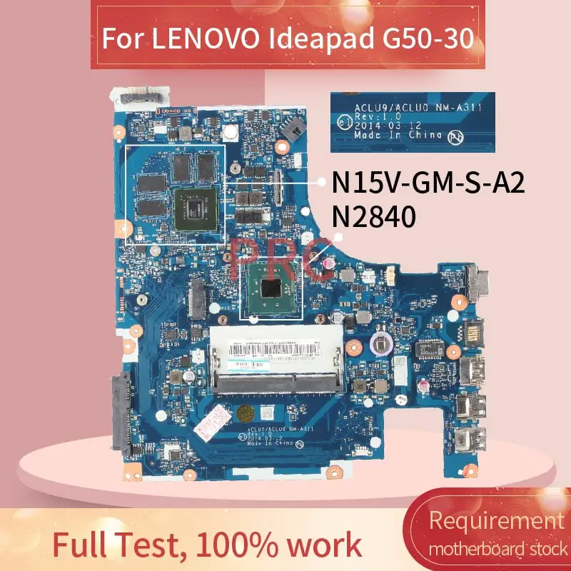 para Lenovo Ideapad G5030 N2840 Computador Portátil Mainboard Nm-a311 Sr1yj Ddr3 5b20g91636