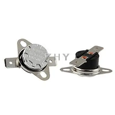 

2 x 167F 75 Celsius Temperature Controlled Switch Thermostat KSD302 N.O