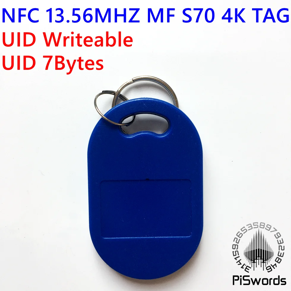 NFC 13.56 MHz Dana S70 UID 0 Blok 7 Bita Menulis Ulang Berubah RFID Kartu Bisa Berubah Dapat Ditulis Cina Magic Card Copy clone