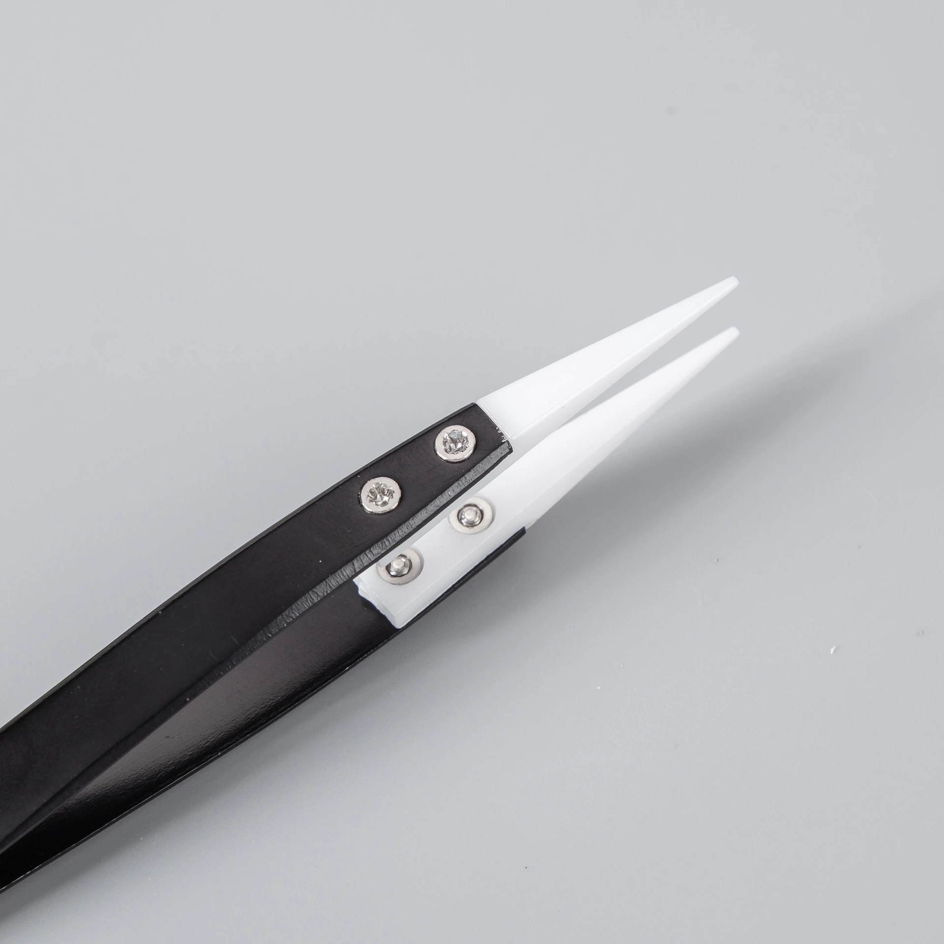 Antistatic Ceramic Stainless Steel Tweezers Maintenance Industrial