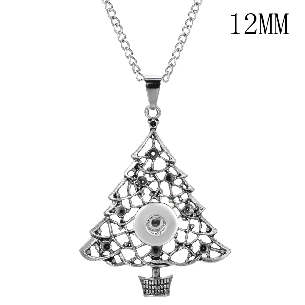 Новое ювелирное изделие, винтажное металлическое ожерелье с защелкой, 18 мм, 12 мм, ожерелье с защелкой для женщин, девушек, сделай сам, ювелирное изделие на кнопке ZG319 - Окраска металла: 25
