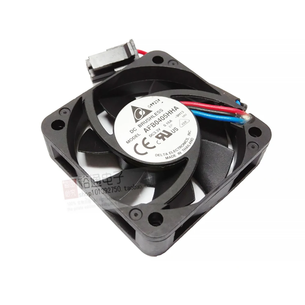 

For Detla AFB0405HHA 9H13 DC 3.3V 0.16A 40x40x10mm 4010 4CM Server Cooling Fan