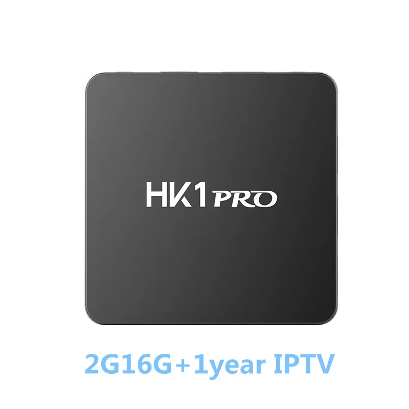HK1 PRO Android 8,1 Smart tv BOX S905X2 LPDDR3 4 Гб 64 Гб 2,4G и 5GWifi Bluetooth 4K HD Поддержка IPTV подписка 4500 Live - Цвет: 2G16G 1 Year IPTV