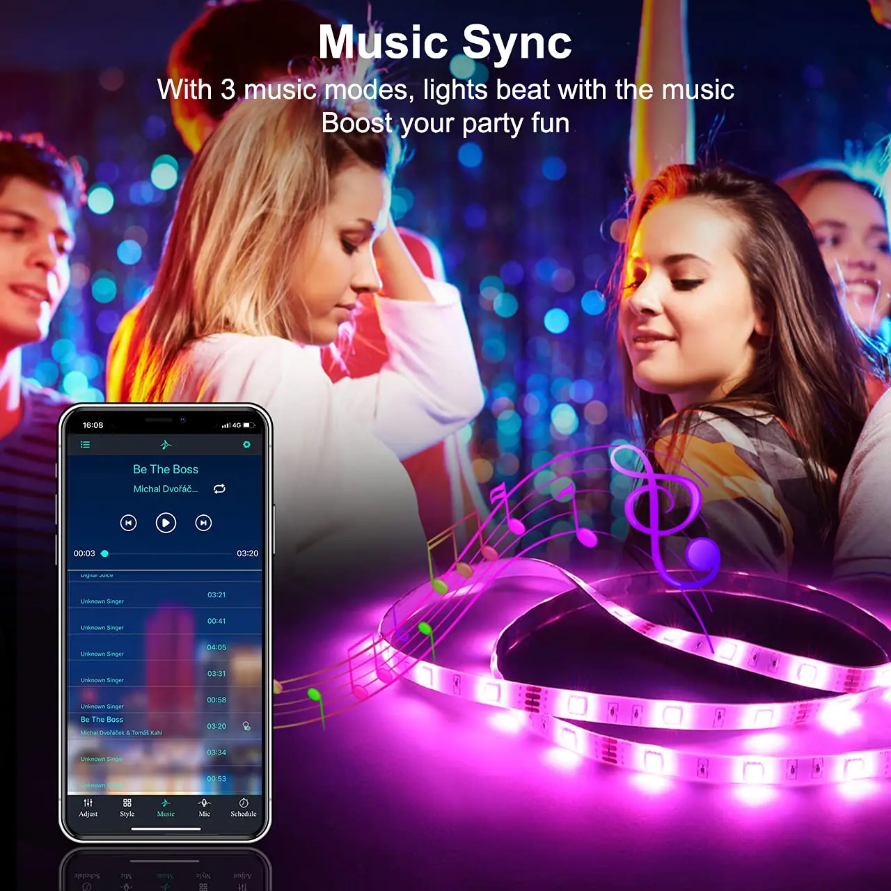 Рисунок 2 - Светодиодные ленты с Bluetooth-контроллером