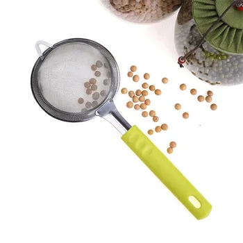 

Multi-function Kitchen Accessories Soy Milk Danqing Egg Liquid Filter Hand Held Flour Sieve Egg Scraper Kitchen Tools