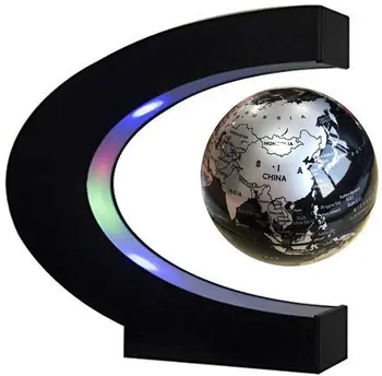 

Floating Magnetic Levitation Globe Light World Map Ball Lamp Lighting Office Home Decoration Terrestrial Globe novelty lamp 2021