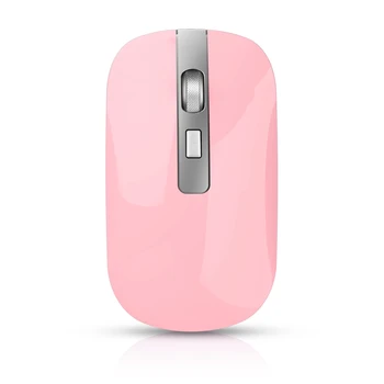 

M30 Rechargeable Wireless Mouse 1600 DPI USB Optical Wireless Computer Mouse 2.4G Receiver Super Slim Mouse for PC Laptop(Pink)