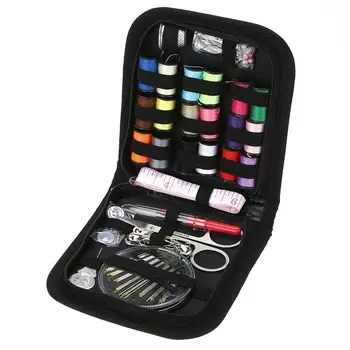 

70PCS/Set Multifunction Sewing Box Sewing Thread Stitches Needles Tools Kit Cloth Buttons Craft Scissor Travel Sewing Case Kit