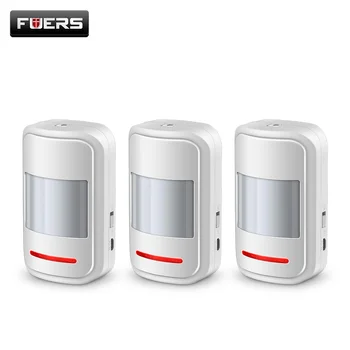 

3pcs/Lot High-Grade Wireless 433MHz Infrared Detector PIR Motion Sensor Alarm System Accessory For G18 G19 W1 W2 Alarm System