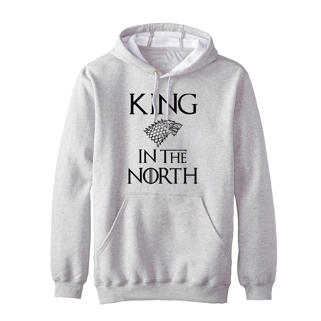 Game Of Thrones King In The North  Hoodies Mens New Couple Tracksuit Fleece Warm Streetwear 2019 Autumn Winter Casual Sweatshirt