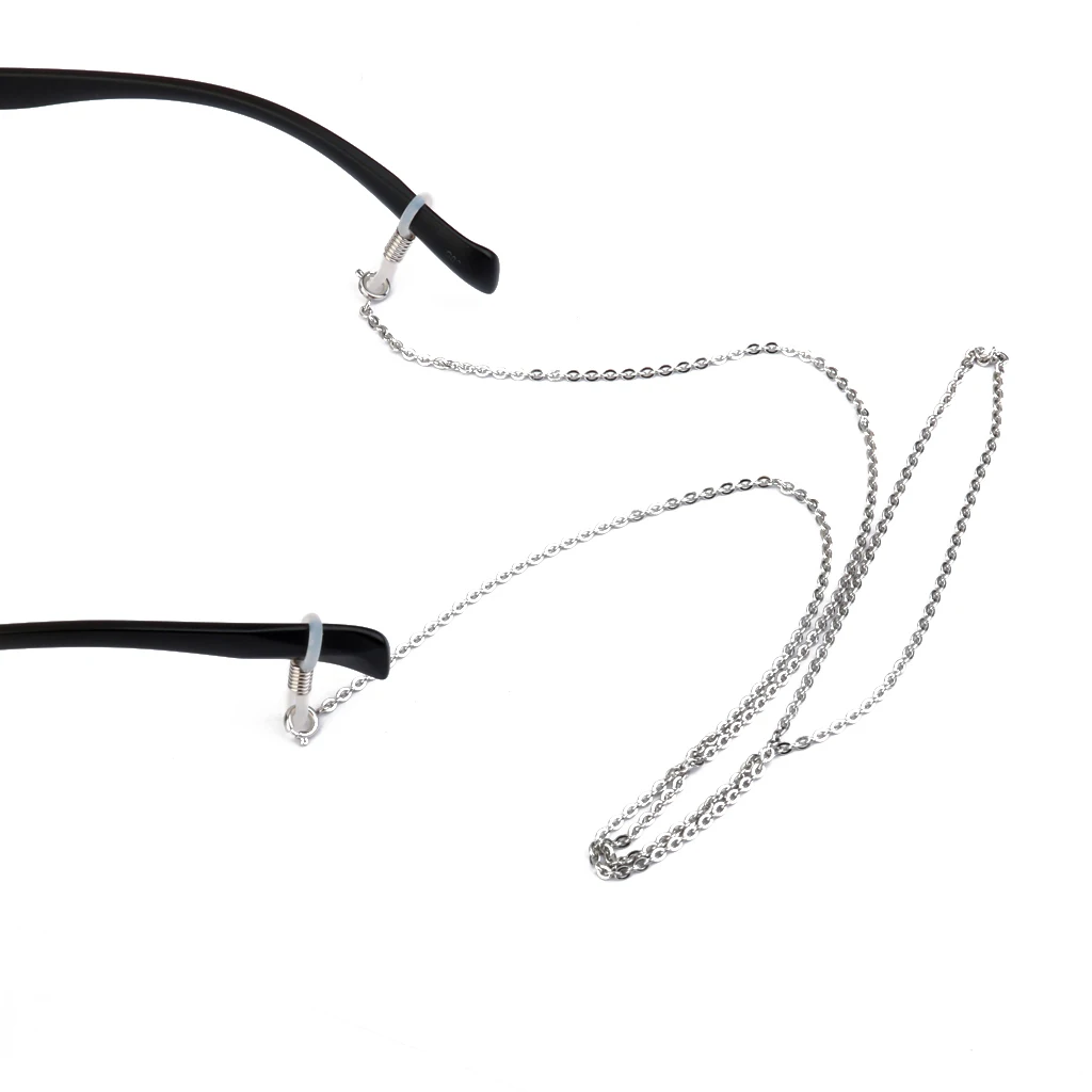 Fashion Steel Reading Glasses Spectacles Sunglasses Neck Chain Cord Holder Lanyard Retainer String Strap Reading Glass Rope