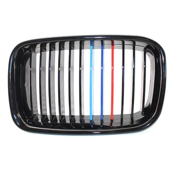 

2Pcs Car Front Air Intake Grill Grille Bumper Kidney Grille for BMW E36 318i 320i 325i 1997-1998 Car Accessories