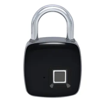 

Smart Fingerprint Padlock Keyless USB Rechargeable Quick Unlock Door Lock Metal Self Developing Chip