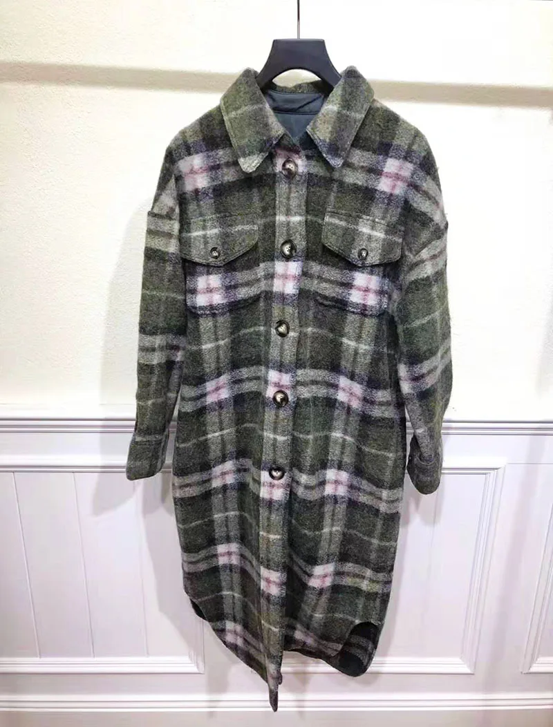 2021 Autumn / Winter Coats & Jackets Large Shape Brushed Pocket Wool