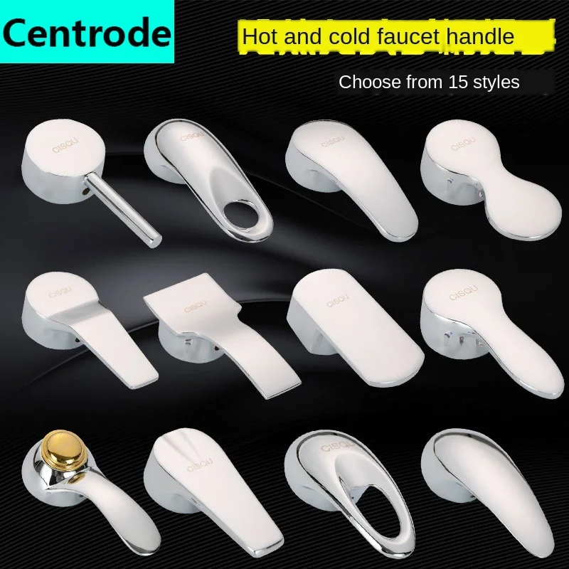 Faucet Handle Dish Basin Shower Switch Dial Hot Cold Water Spool Repair Parts