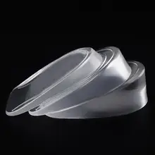 1 пара, невидимые стельки на 2-5 см, увеличивающие рост, массажные, мягкие, для ног, внутренняя подушка, увеличивающая рост, для мужчин и женщин