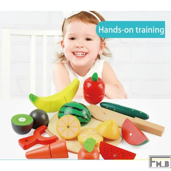 

Fruit And Vegetable Cut Color Recognition Fruit And Vegetable Identification Enlightenment Toy