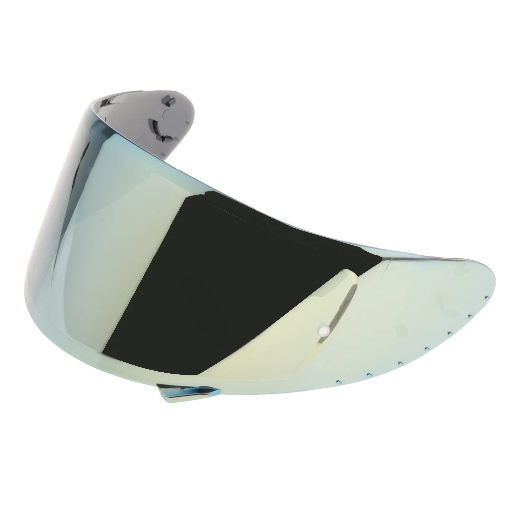 2 Pieces Motorcycle Helmet HD Visor for X14 NXR X-spirit Bike Silver+Gold