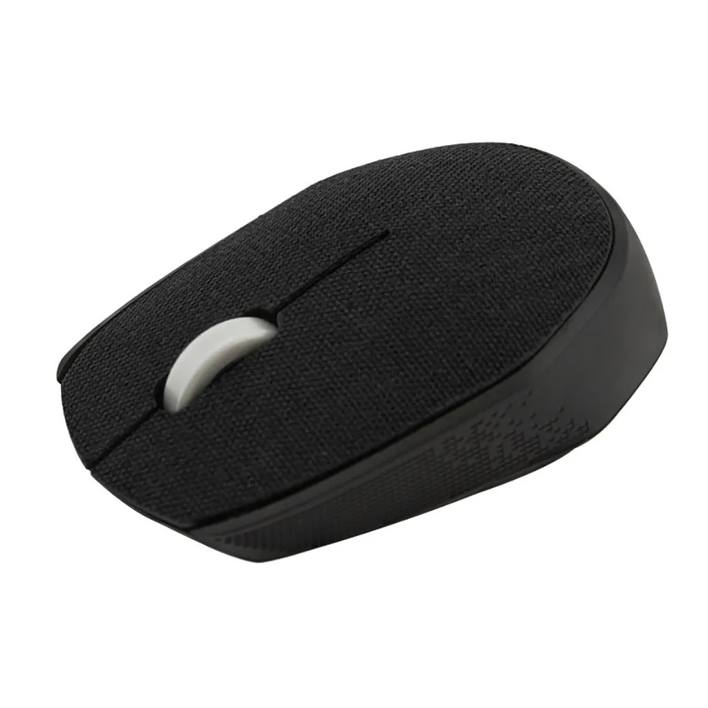 2,4 ГГц портативная беспроводная оптическая Бесшумная мини USB донгл мышь Мягкий тканевый чехол 1000 dpi для ПК ноутбука
