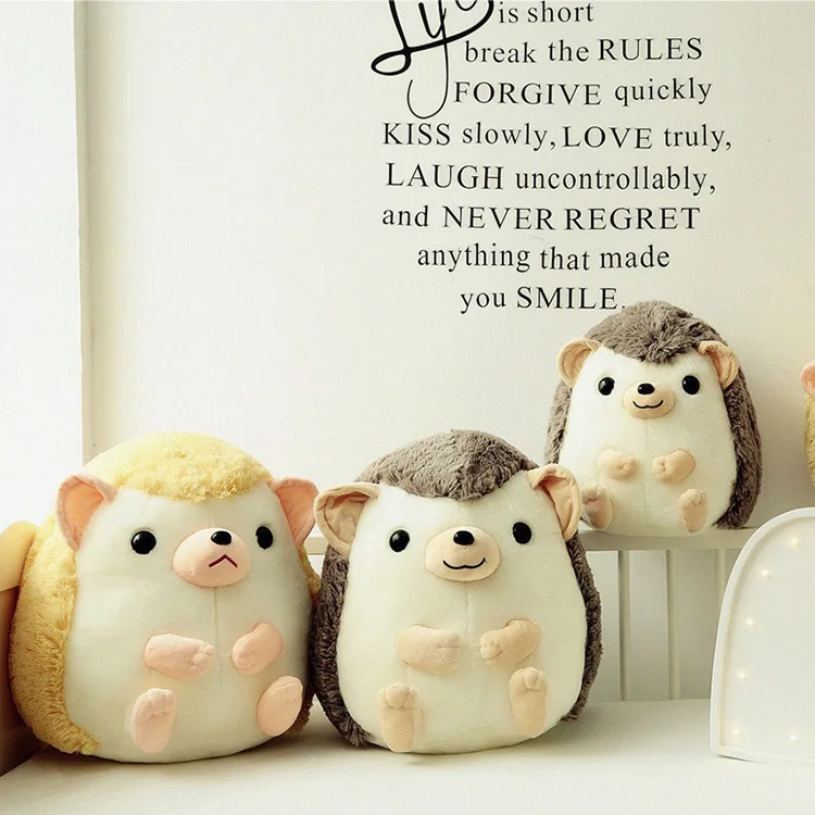 

Cute Chubby Spherical Hedgehog Doll Away Gift Come Appearance Contribution Hair