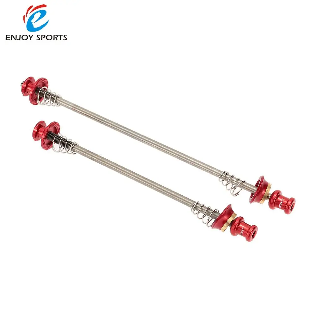 

2pcs Ultralight Titanium Hub Quick Release Skewer QR Mtb Bike Cycling Lever Skewers Bicycle Accessories 5 Colors