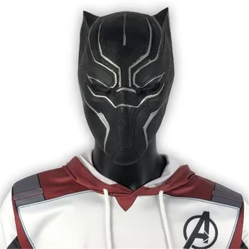 

Super Hot Movie Black Panther Masks Movie Civil War Cosplay Costume Full Face Latex Helmet Mask Halloween Mask