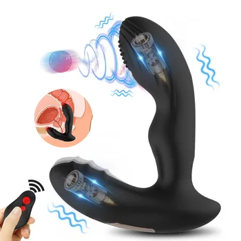 Prostate Massager Wireless Anal Toys Vibrating Plug Vibrator for Men, Dildo for Male Masturbator Sextoys Messager for adults 18 1