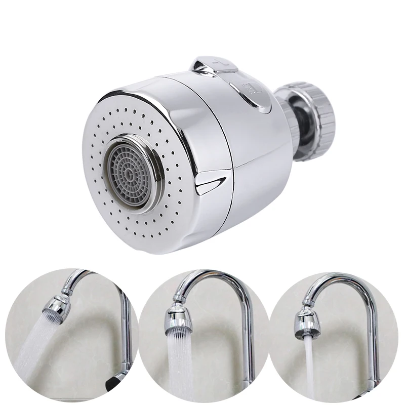 360° Rotatable Kitchen Faucet Shower Head Bent Water Saving Tap