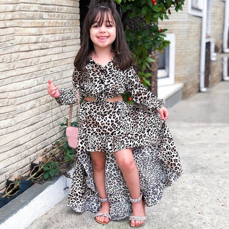 girls leopard clothes