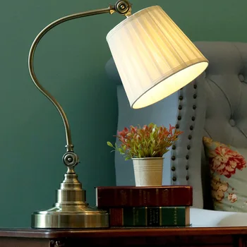 

eye students learning LED desk lamp of bedroom the head of a bed the table lamp that shield an eye, wrought iron lamp