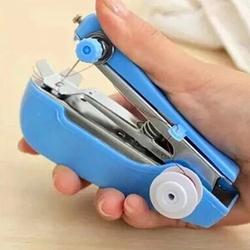 

Portable Needlework Cordless Mini Hand-Held Clothes Fabrics Sewing Machine abrics Sewing Machine Sewing Tools