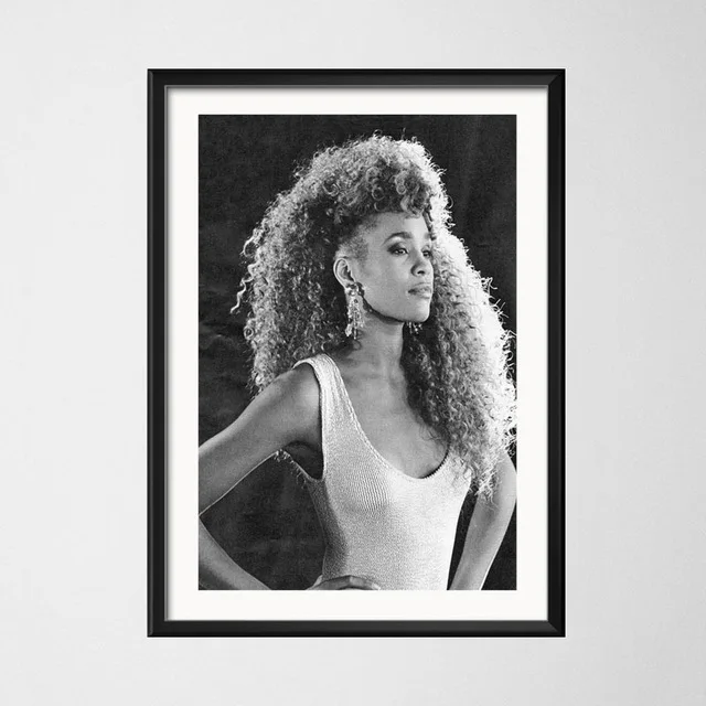 3 Плакат и печатная графика Whitney Houston поп Звезда Певица женщина черный белый холст картина искусство настенные картины для гостиной домашний декор - Цвет: 3