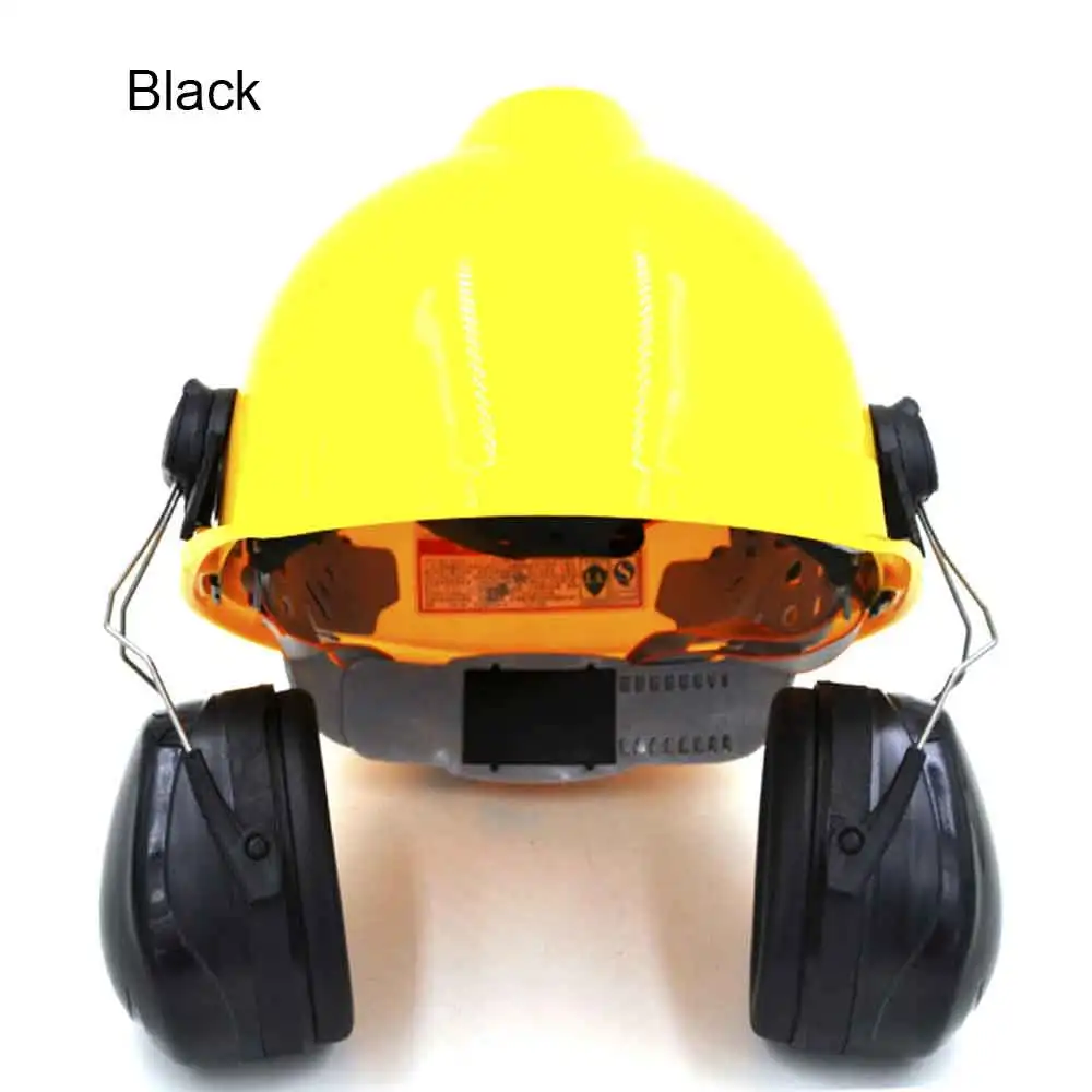 

Noise Cancelling Ear Muffs Hard Hat Mounting Blocking Sound Reduction Ear Protection Helmet Attachable Safety Ear Muffs
