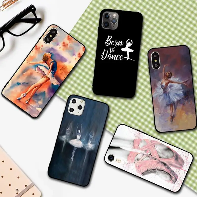 Чехол для телефона YNDFCNB балерина Танцующая iphone 13 11 12 pro XS MAX 8 7 6 6S Plus X 5S SE 2020 XR |