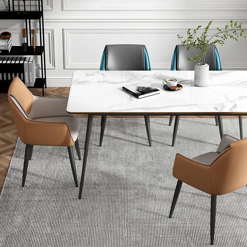 4 Colors Nordic Home Restaurant Dining Chair Backrest Modern Minimalist  Furniture   Kitchen Soft Bag  