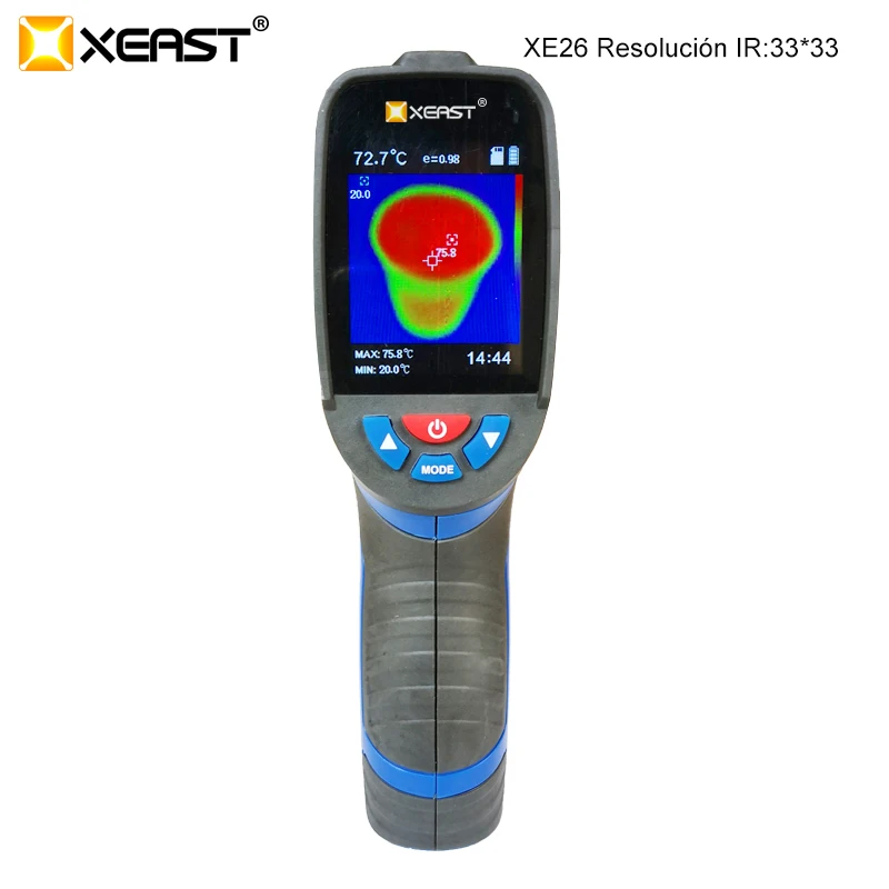Xeast 2,4 дюймов цветной экран портативная тепловая камера тепловизор камера Инфракрасный термометр XE-28 экономичный тепловизор - Цвет: XE-26